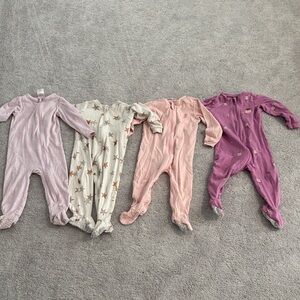 24M Footed Sleepers - ( all 4 included )